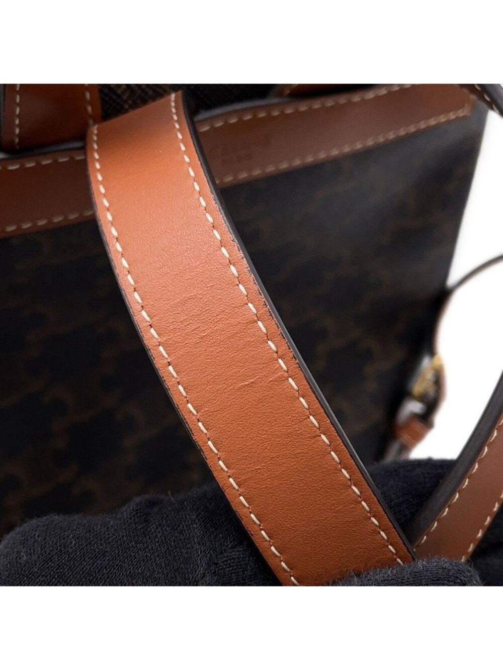 Celine Backpack Triomphe Boni Leather - Picture 8 of 10